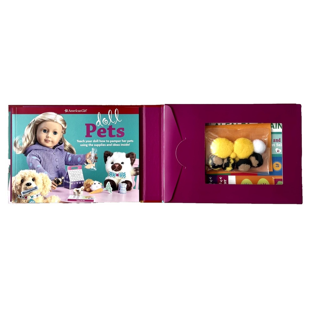 American Girl Doll Pets Teach your doll how to pamper her pets Activity Set NEW - Picture 5 of 6